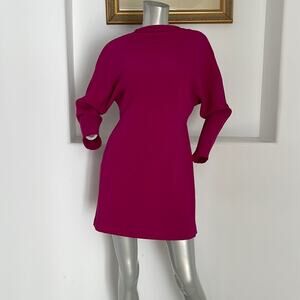 A.L.C. Long Sleeve High Neck Pink Mini  Dress